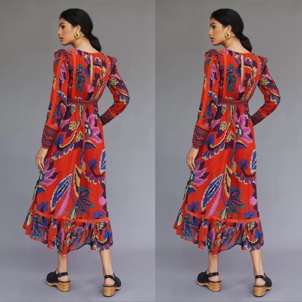 By Anthropologie | Tropical Maxi Dress - Picture 3 of 16